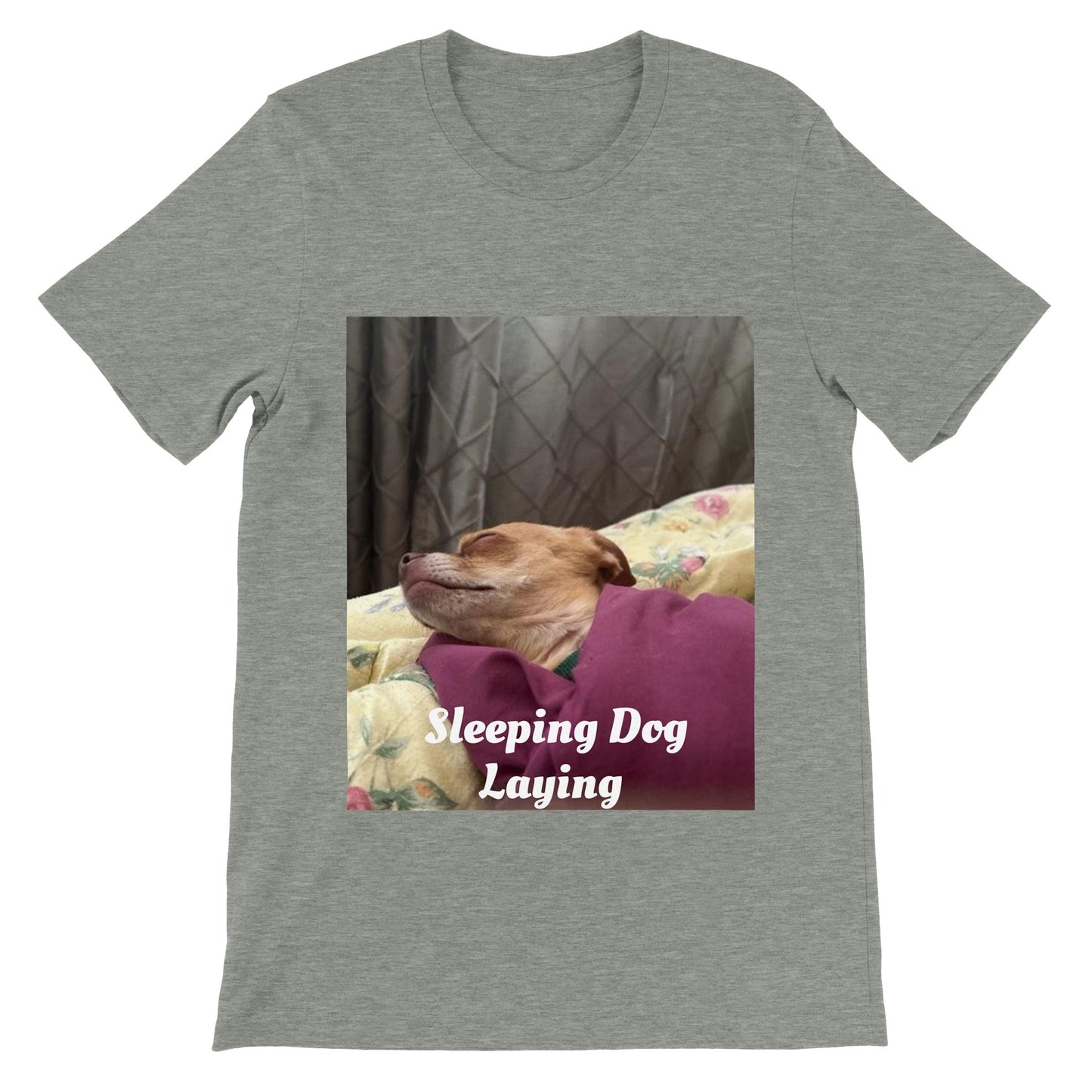 The Sleeping Dog Unisex crew neck T-shirt